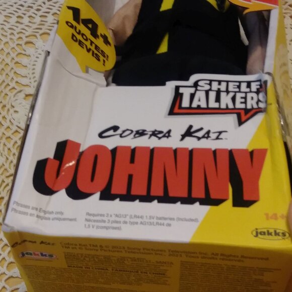 Cobra Kai Johnny Shelf Talkers figure pull string toy - Picture 3 of 6